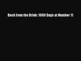 [PDF Download] Back from the Brink: 1000 Days at Number 11 [PDF] Full Ebook