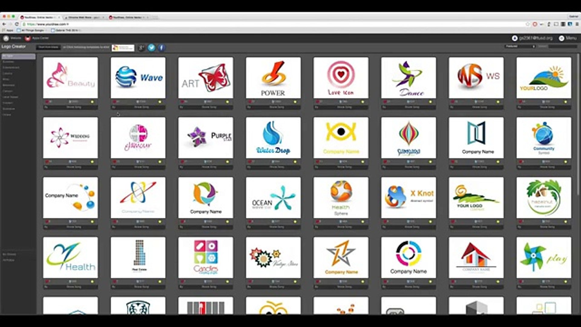 ⁣How to use Logo Creator