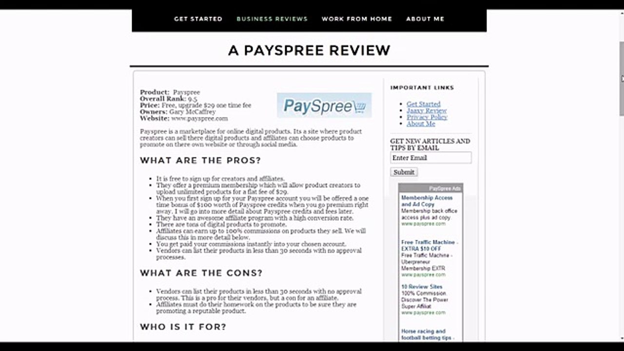 Payspree Review
