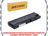 Battpit Recambio de Bateria para Ordenador Port?til Acer TravelMate 2303LM (4400mah / 65wh