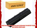 Battpit Recambio de Bateria para Ordenador Port?til HP Pavilion dv6-3036tx (6600 mah)