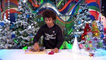 How to make a Christmas tree with edible baubles CBBC Blue Peter