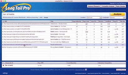 Long Tail Pro tutorial på dansk
