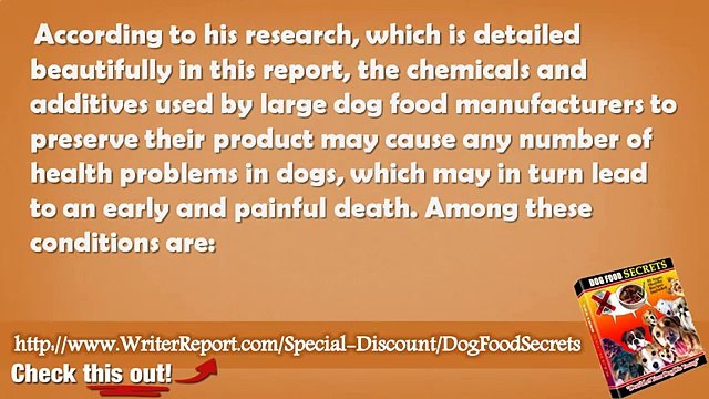 The Book Dog Food Secrets - Pet Food Industry Secrets