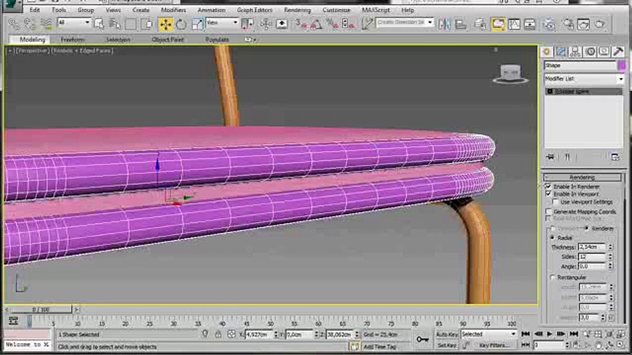 3ds Max Chair Modeling_clip5