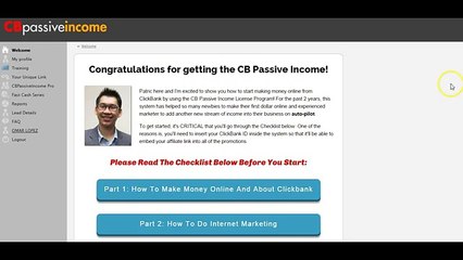 Inside Clickbank Passive Income 3.0