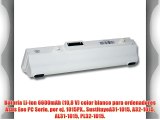 Bater?a Li-Ion 6600mAh (108 V) color blanco para ordenadores Asus Eee PC Serie por ej. 1015PX..