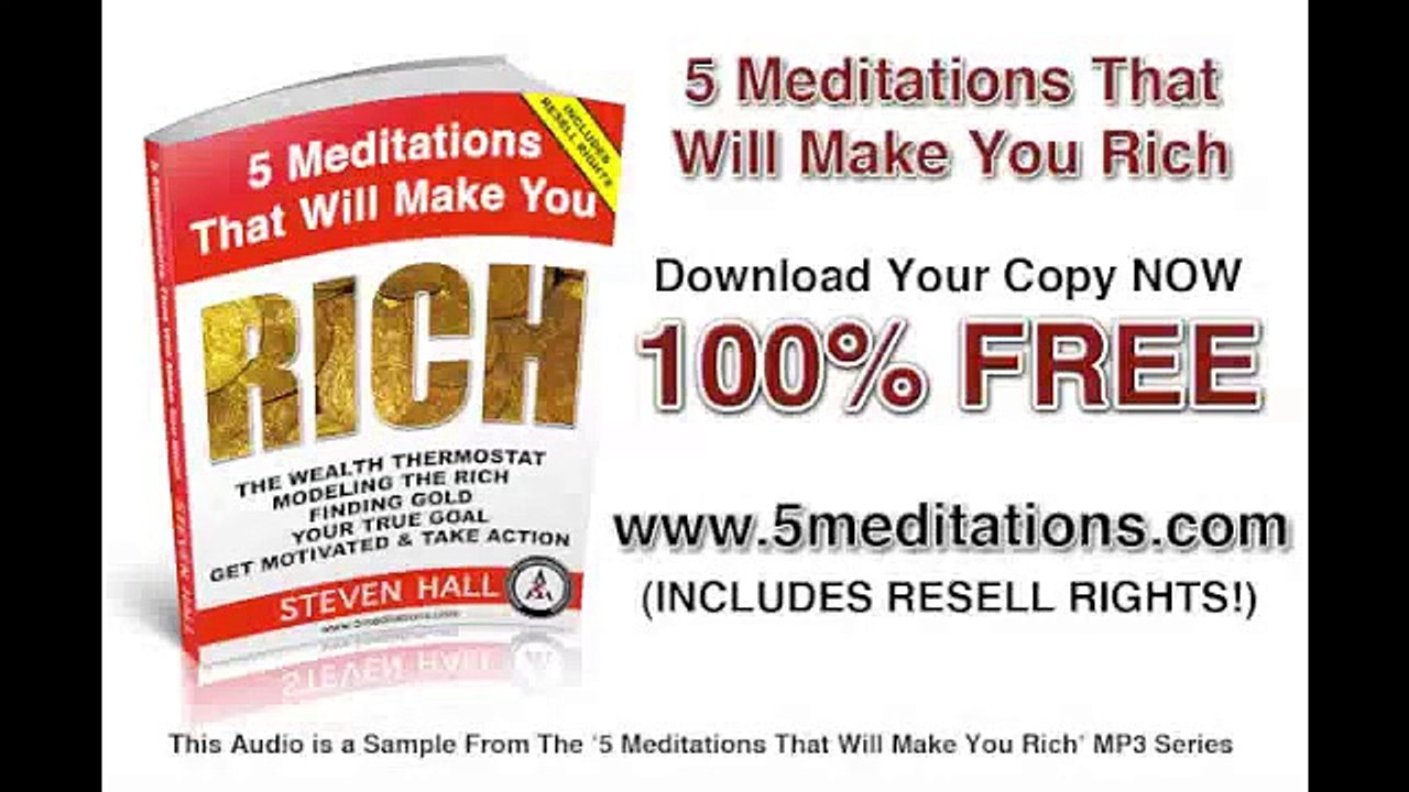 5 Meditations That Will Make You Rich - Sample of 'Get Motivated & Take Action' Hypnosis MP3