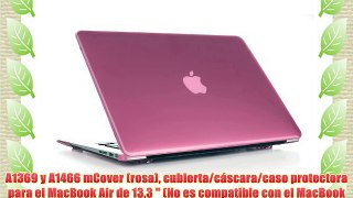 A1369 y A1466 mCover (rosa) cubierta/c?scara/caso protectora para el MacBook Air de 133  (No