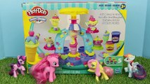 My Little Pony Ice Cream Play Doh Party Using Swirl N Scoop Sweet Shoppe Play Doh Set