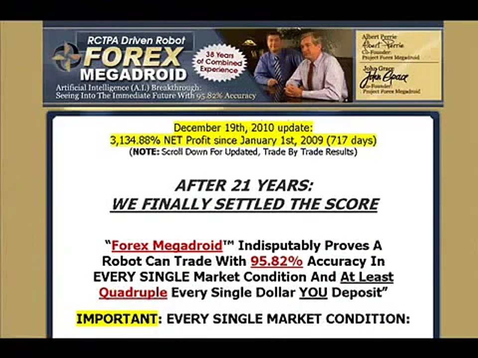 Forex MegaDroid Robot