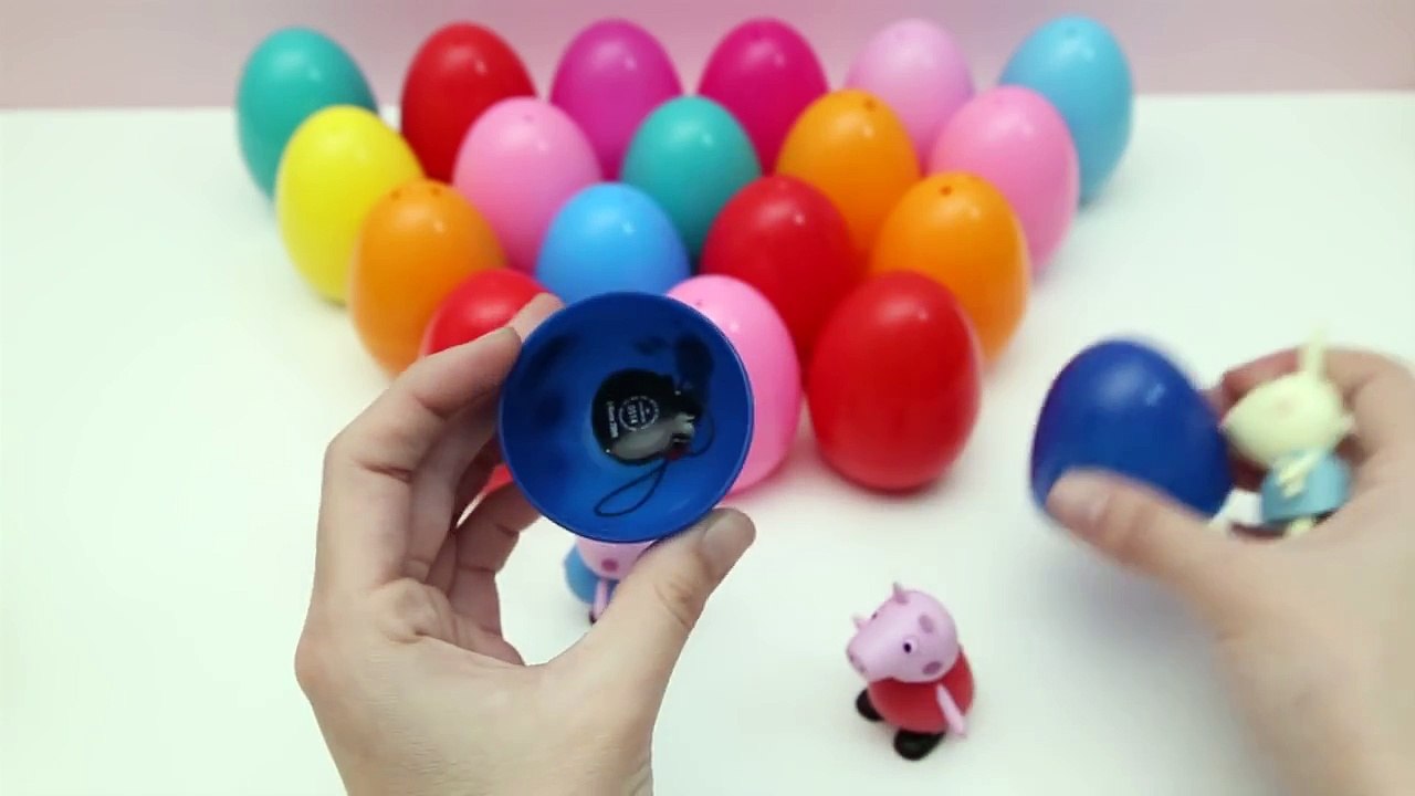 Surprise eggs Unboxing Peppa Pig Huevos Kinder Sorpresa egg by Unboxingsurpriseegg