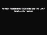 [PDF Download] Forensic Assessments in Criminal and Civil Law: A Handbook for Lawyers [PDF]