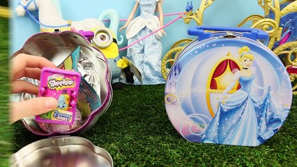Disney Frozen Elsa Doll Surprise Toy Lunchbox with Cinderella Carriage