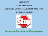 CONFIANZA SOCIAL. VENCER LA TIMIDEZ Y LA ANSIEDAD SOCIAL.