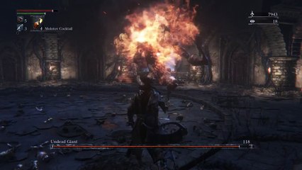 BloodborneTM Chalice Dungeon First Boss Undead Giant