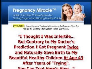 Wonders of getting pregnant with Pregnancy Miracle
