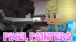 Zane, Aphmau, and Garroth's Friendship in Pixel Painters! | Roleplay Minigames!