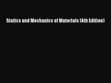 [PDF Download] Statics and Mechanics of Materials (4th Edition) [PDF] Online