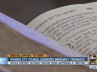 Will Satanist Temple be allowed to give prayer at council meeting?