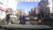 RUSSIAN DRIVER - Fastest Arrival Of Police Ever