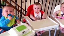 Amazing Video Funny Triplet Babies Laughing Compilation Must Watch