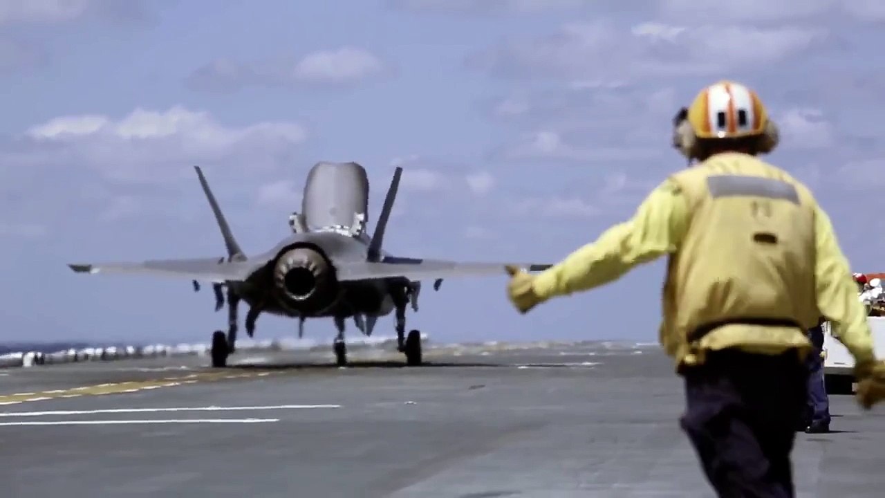 Awesome Sound Us Military F 35 Aircraft Carrier Trials Sound For Children 4
