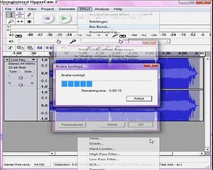 how to make a song chipmunked using audacity (or wavepad)