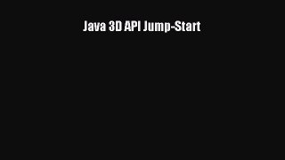 [PDF Download] Java 3D API Jump-Start [PDF] Online