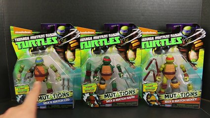 Ninja Turtles Mutations of Michelangelo and Leonardo Having TMNT Metal Head Limbs Toy Review