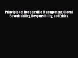 Principles of Responsible Management: Glocal Sustainability Responsibility and Ethics  Read