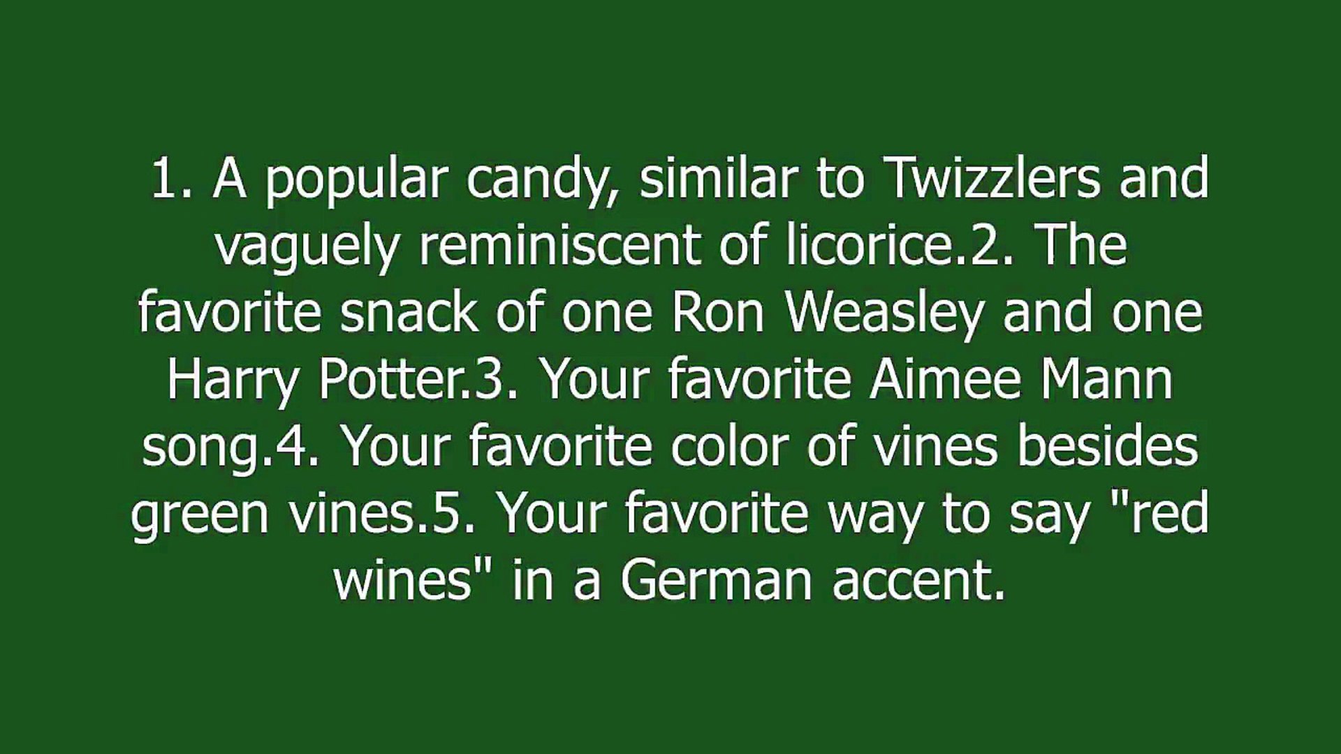 red vines meaning and pronunciation