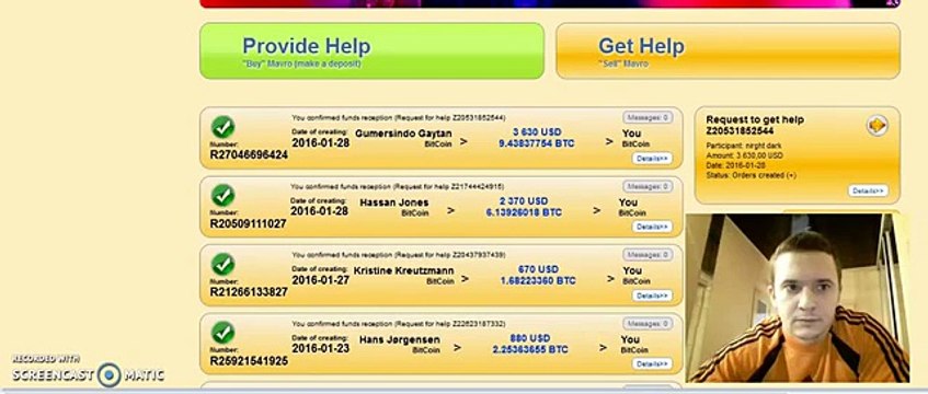 Pembayaran MMM 3630 USD