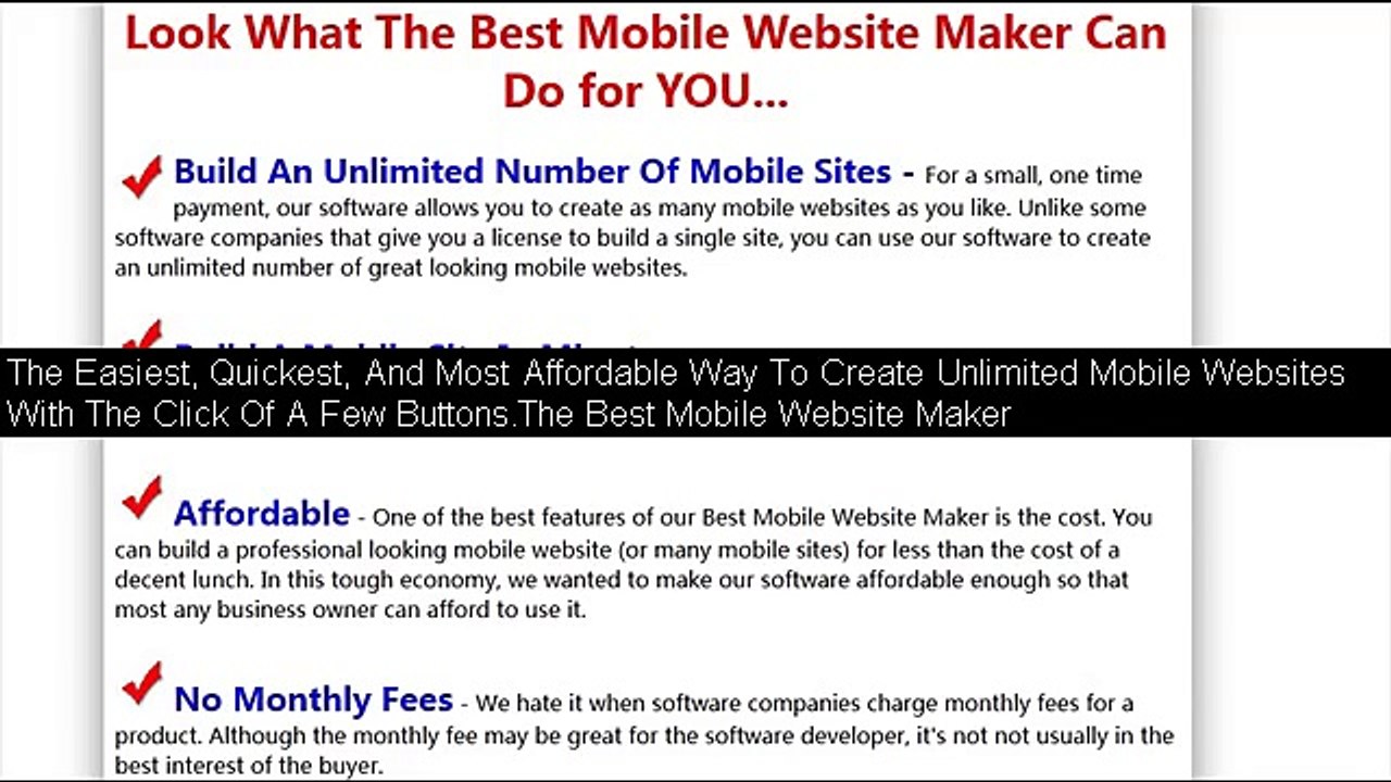 Best Mobile Website Maker - best mobile website builder xxx best mobile website builder