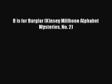 (PDF Download) B is for Burglar (Kinsey Millhone Alphabet Mysteries No. 2) PDF