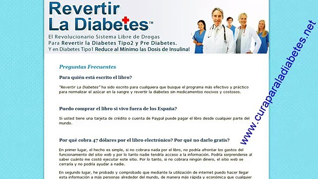 Preguntas Frecuentes sobre el libro “Revertir La Diabetes” de Sergio Russo