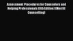 [PDF Download] Assessment Procedures for Counselors and Helping Professionals (8th Edition)