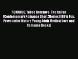 (PDF Download) ROMANCE: Taboo Romance: The Italian (Contemporary Romance Short Stories) (BBW