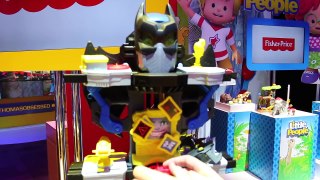 Batman Superhero Toy New 2015 Imaginext Batcave and Robot Dinosaur Toy Review by ToysReviewToys