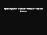 [PDF Download] Hybrid Systems II (Lecture Notes in Computer Science) [PDF] Online