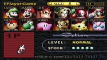 [N64] Super Smash Bros 1PlayerGame - Kirby