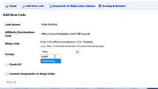 MaxBlogPress Ninja Affiliate Wordpress Affiliate Link Management Plugin 70