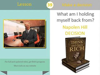 Six minutes to success, Lesson 39 review, Make a decision