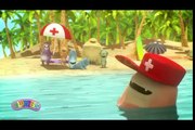 Glumpers, animacion comica El vigilante de la playa! Vacaciones verano en la playa
