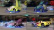 Cars 2 The Game JEFF GORVETTE vs WINGO vs BOOST vs DJ 4 Player Race By Disney Cars Toy Club