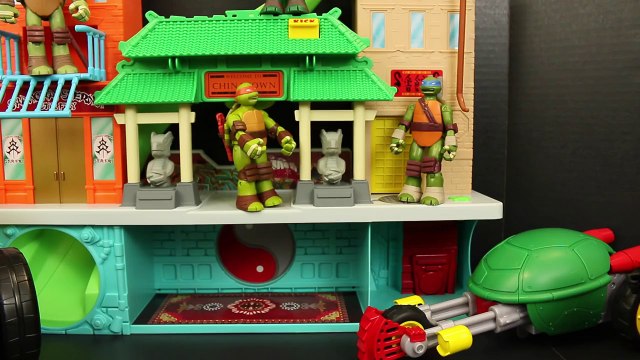 Teenage Mutant Ninja Turtles vs Superheroes Batman Superman and Spiderman and TMNT Hot Rod