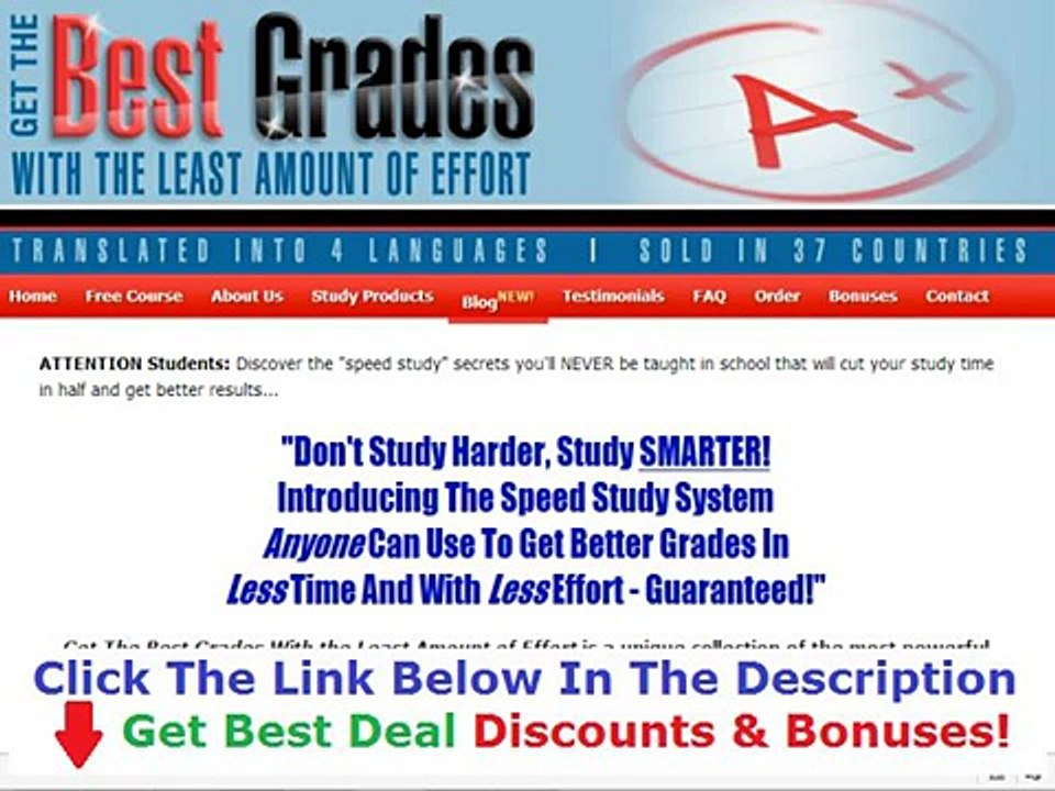 Get Better Grades Now +++ 50% OFF +++ Discount Link