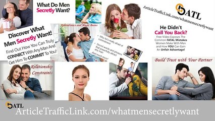 What Men Secretly Want. (It&#39;s not what you think!)