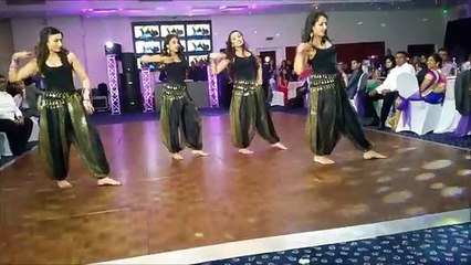 Surprise dance by the grooms family at my sisters wedding reception party