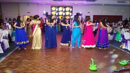 Surprise family dance at my sister's Indian wedding reception _ Party dance